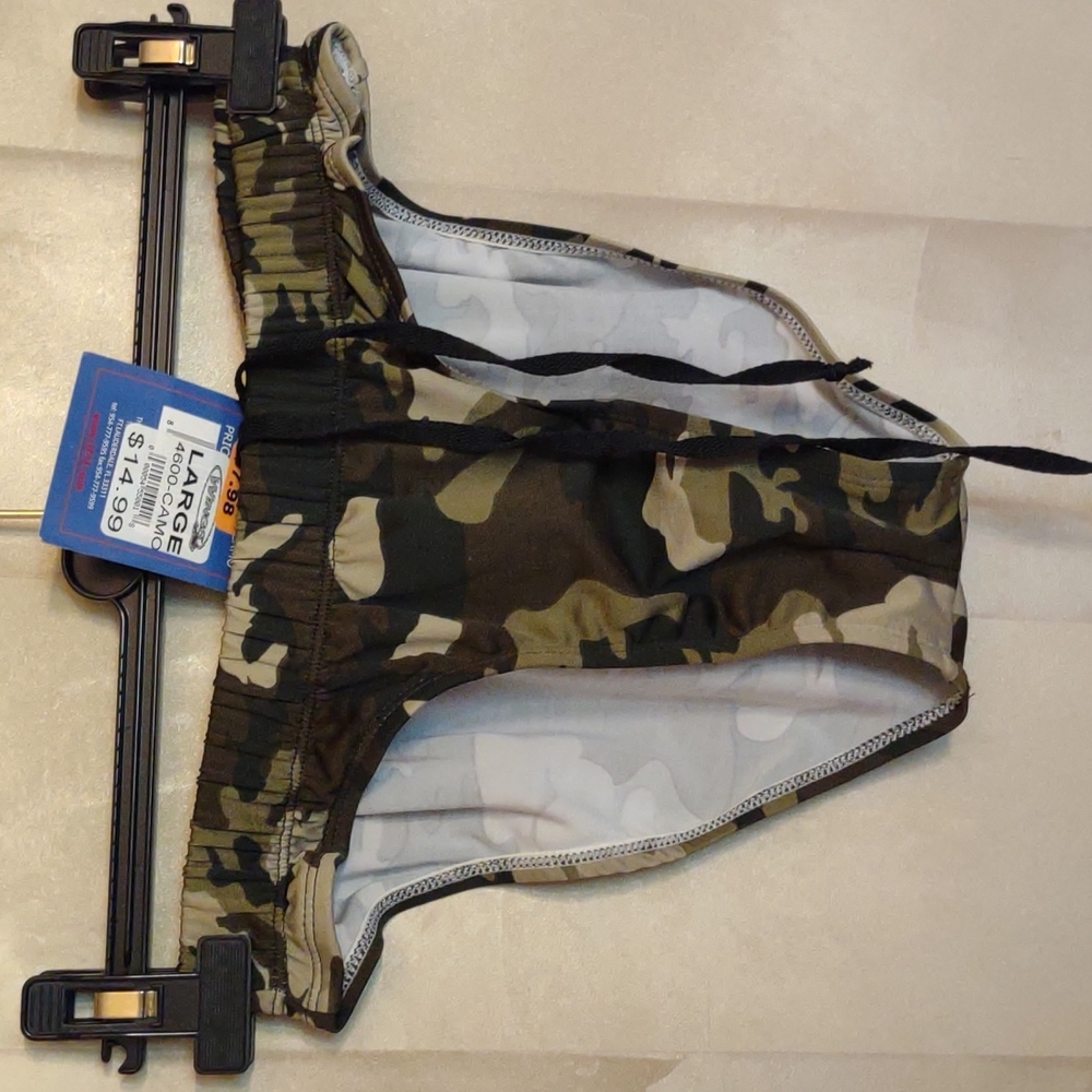 Camo Speedo style swimsuit